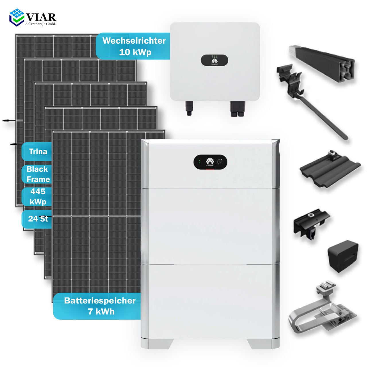 Solaranlagen Komplettsets  Huawei 10 kWp